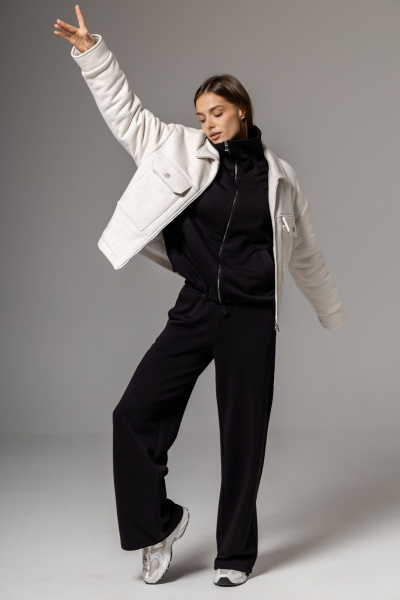 Брюки, бомбер Twok 112508 черный - фото 6