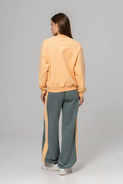 Брюки, бомбер Twok 925709 персик/шалфей - фото 7