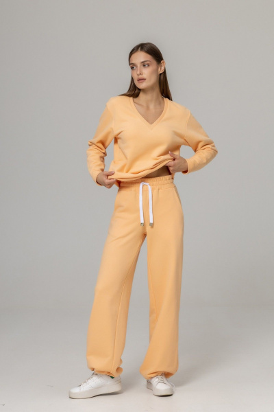 Брюки, джемпер Twok 925713 персик - фото 8