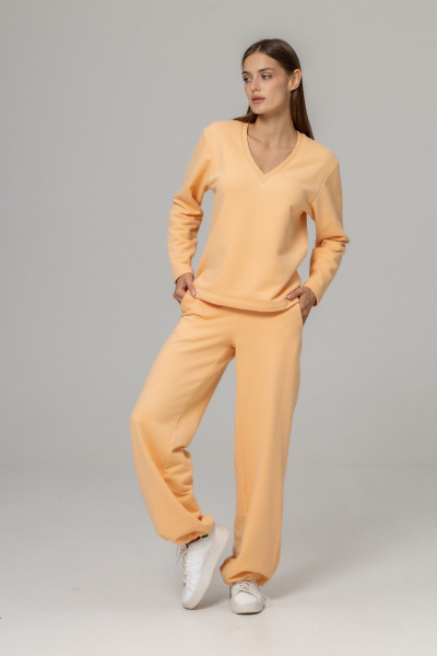 Брюки, джемпер Twok 925713 персик - фото 6