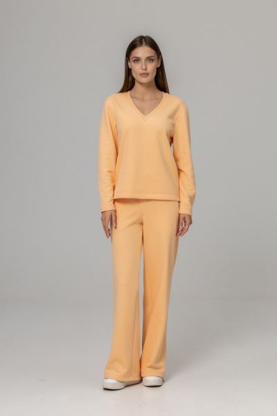 Брюки, джемпер Twok 925713 персик - фото 2