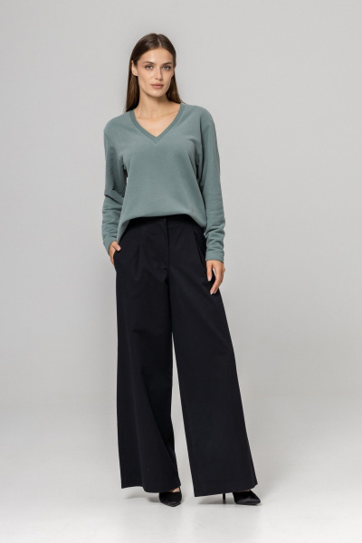 Джемпер Twok 925716 шалфей - фото 3