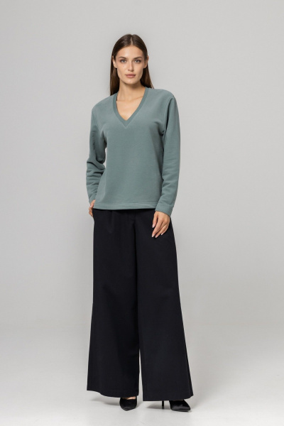 Джемпер Twok 925716 шалфей - фото 2