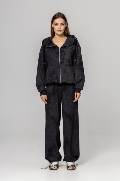 Брюки, бомбер Twok 925718 черный принт - фото 8