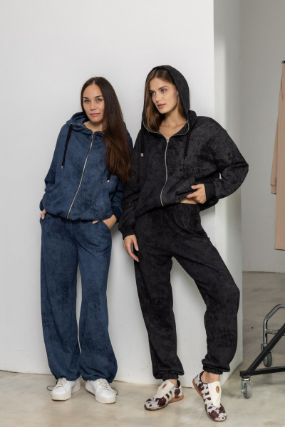 Брюки, бомбер Twok 925718 черный принт - фото 9