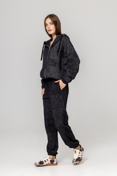 Брюки, бомбер Twok 925720 черный принт - фото 5