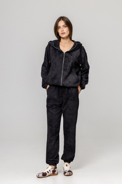 Брюки, бомбер Twok 925720 черный принт - фото 2