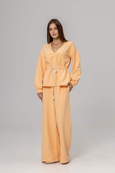 Брюки, джемпер Twok 925721 персик - фото 2