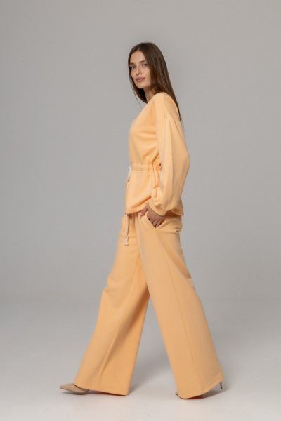 Брюки, джемпер Twok 925721 персик - фото 3