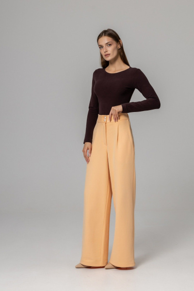 Брюки Twok 925724 персик - фото 3
