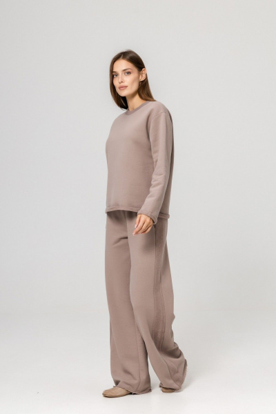 Брюки, джемпер Twok 925814 какао - фото 3
