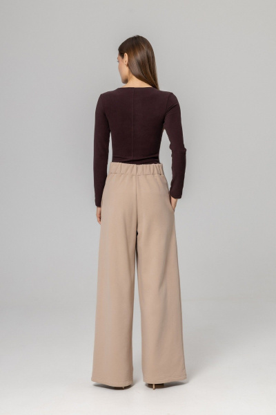Брюки Twok 952723 бежевый - фото 5