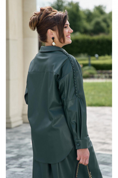 Рубашка Vittoria Queen 26733 изумруд - фото 3