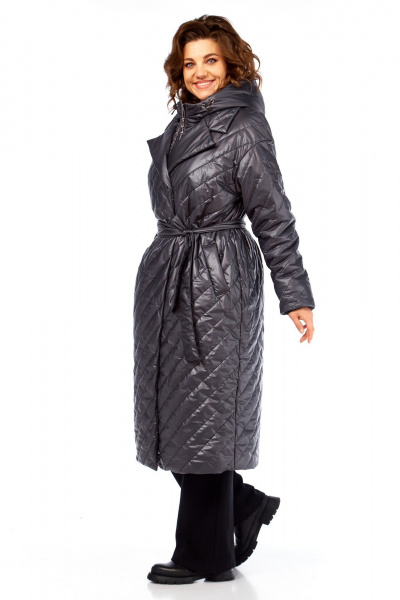 Пальто Диомант 2131 серый - фото 11