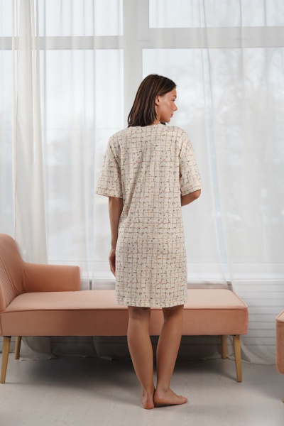 Сорочка Купалинка 40004G.158-164 клетка - фото 4