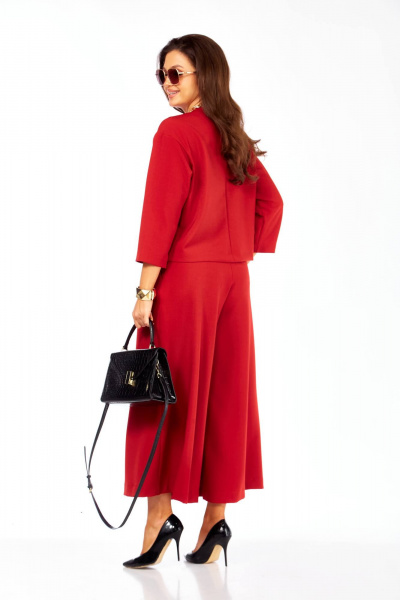 Брюки, жакет Taita plus 2522/4 красный - фото 6