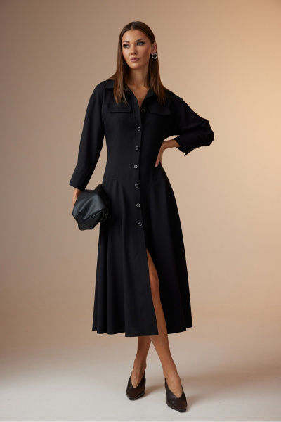 Платье N.O.W. 1634 черный - фото 4