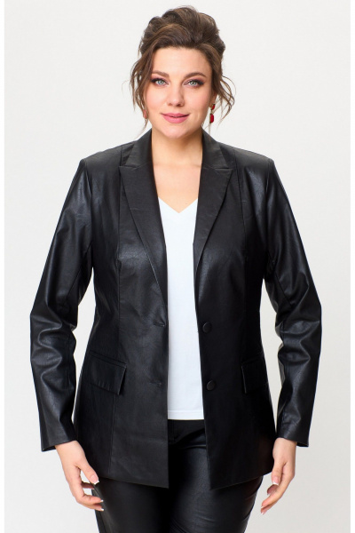 Брюки, жакет БелЭльСтиль 412-3_03_22+586-2_87_22 черный - фото 5