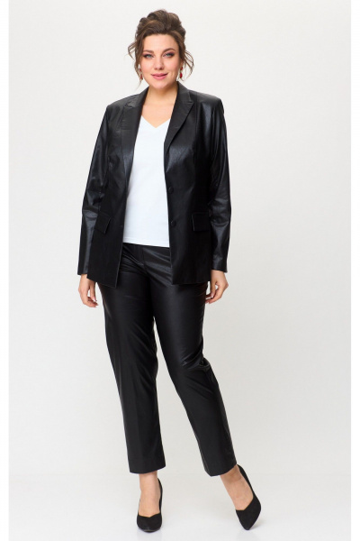 Брюки, жакет БелЭльСтиль 412-3_03_22+586-2_87_22 черный - фото 1