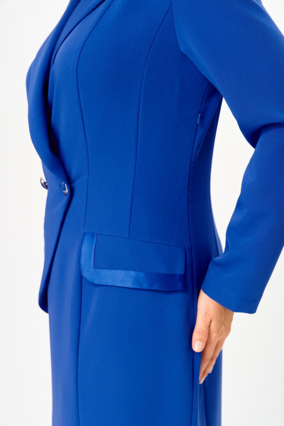 Платье ANASTASIA MAK 1206 василек - фото 10