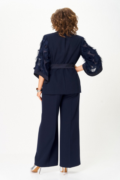 Брюки, жакет ANASTASIA MAK 1307 синий - фото 15