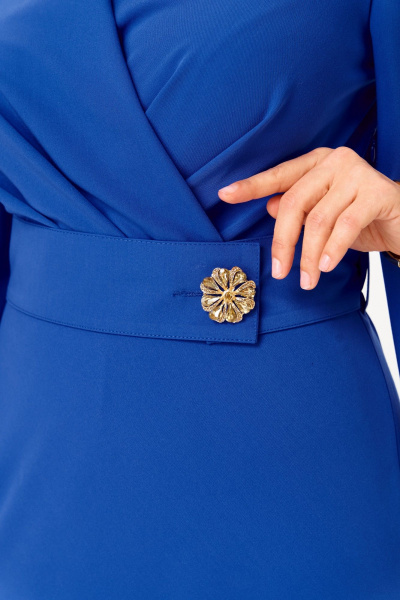 Платье ANASTASIA MAK 1309 василек - фото 8