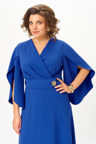 Платье ANASTASIA MAK 1309 василек - фото 6