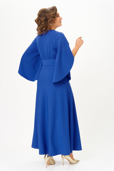 Платье ANASTASIA MAK 1309 василек - фото 4