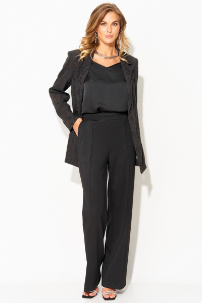 Брюки Laikony L-493-2 черный - фото 3