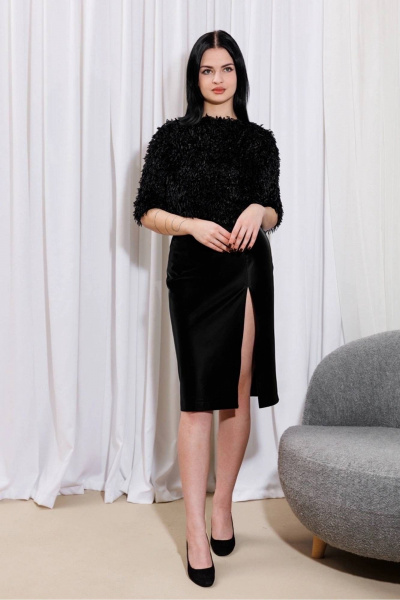 Юбка AVEEVA 5343 черный - фото 1