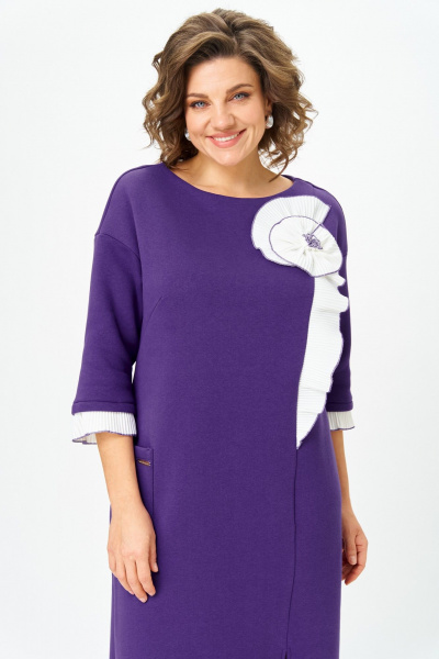 Платье Michel chic 2183 сиреневый_туман - фото 2