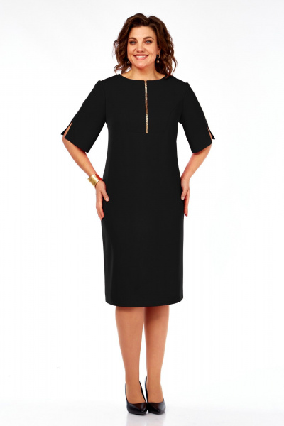 Платье Ольга Стиль С-984 черный - фото 2