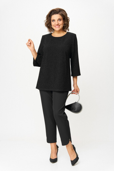Брюки, туника Vilena 1112 черный - фото 10