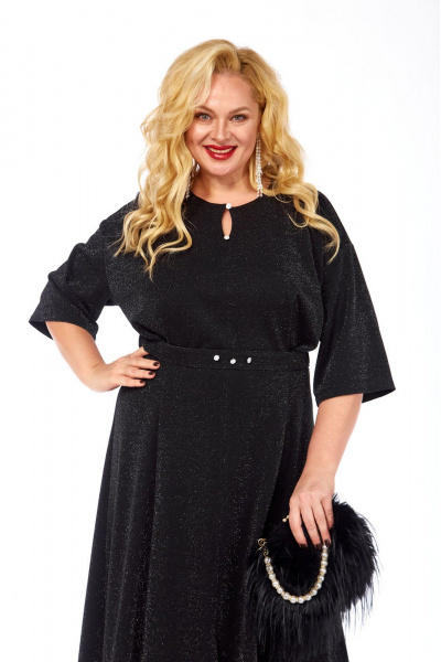 Платье VIA-Mod 675 черный - фото 2