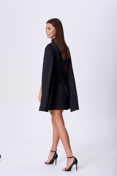 Платье Lady Line 1425 черный - фото 6