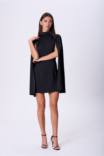 Платье Lady Line 1425 черный - фото 2