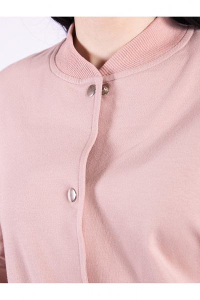 Костюм спортивный бомбер брюки больших размеров 8 Марта 1119-4С5139Д40-170 бежевый - фото 3