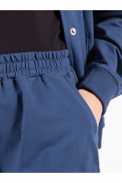 Костюм спортивный бомбер брюки больших размеров 8 Марта 1119-4С5139Д40-170 джинс - фото 10