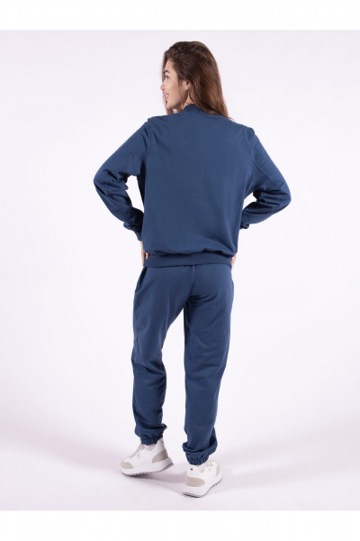 Костюм спортивный бомбер брюки больших размеров 8 Марта 1119-4С5139Д40-170 джинс - фото 7