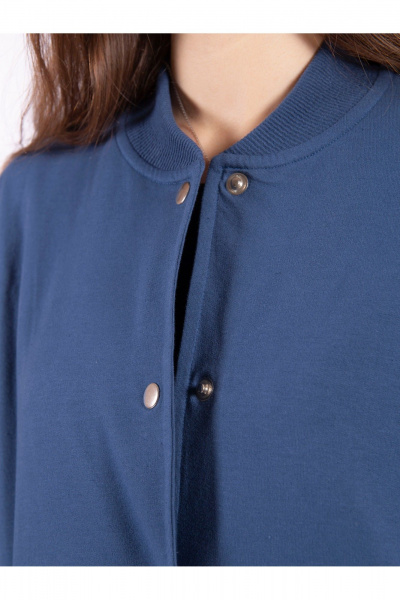 Костюм спортивный бомбер брюки больших размеров 8 Марта 1119-4С5139Д40-170 джинс - фото 6