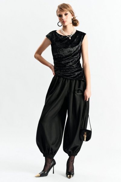 Блуза MilMil 1269 черный - фото 2