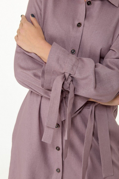 Платье Anelli 1038 пепельная-роза - фото 10