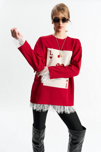 Лонгслив MilMil 1279 красный - фото 5