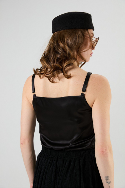 Брюки, джемпер, топ NikVa 1011-1 бордо/чёрный - фото 8