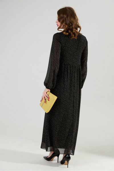 Платье NikVa 801-10 чёрный_горошек - фото 7