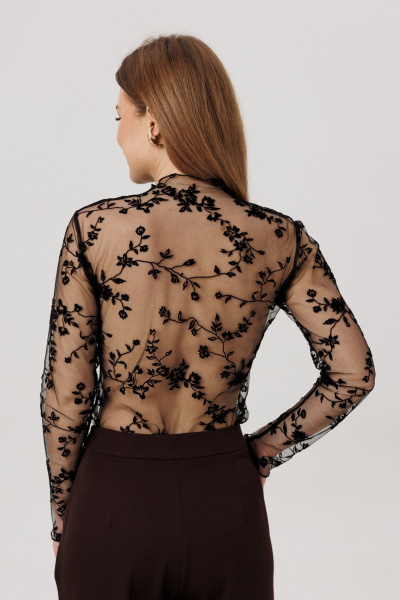 Лонгслив Ambera Style 1136 черный - фото 2