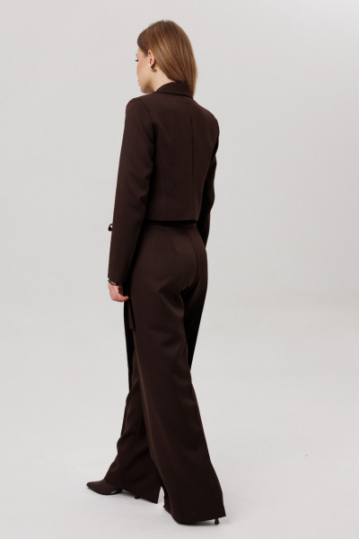 Брюки, жакет Ambera Style 2112-3 шоколад - фото 7
