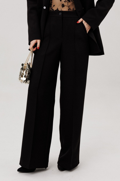 Брюки, жакет, лонгслив Ambera Style 3022 черный - фото 4