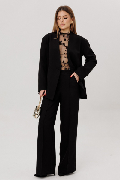 Брюки, жакет Ambera Style 2051 черный - фото 5