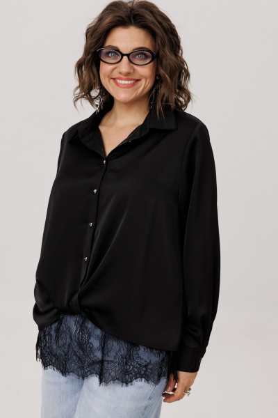 Блуза Anelli 1663 глянцевый_агат - фото 9